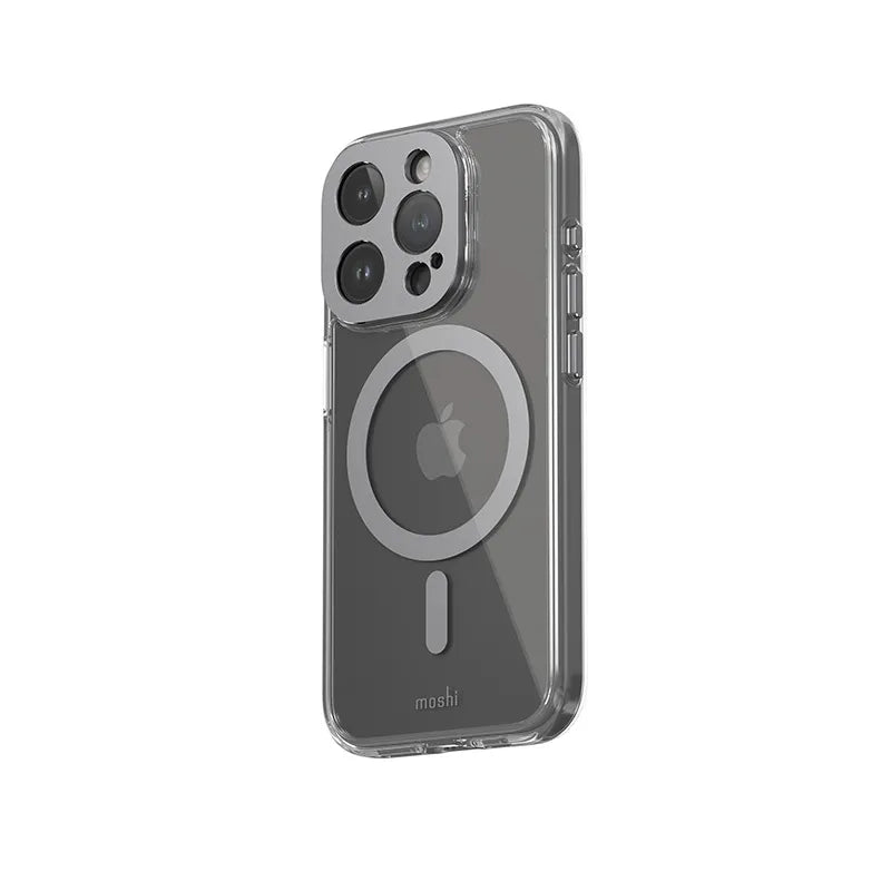 Moshi iGlaze MagSafe – dėklas „iPhone 15 Pro“ (Meteorite Gray)