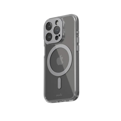 Moshi iGlaze MagSafe – dėklas „iPhone 15 Pro“ (Meteorite Gray)