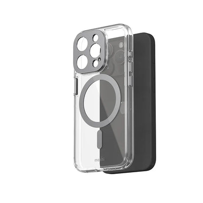 Moshi iGlaze MagSafe – dėklas „iPhone 15 Pro“ (Meteorite Gray)