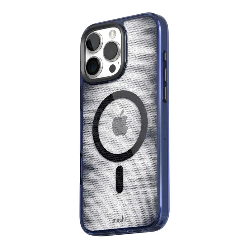 Moshi iGlaze MagSafe – dėklas „iPhone 16 Pro“ (Dusk Indigo)