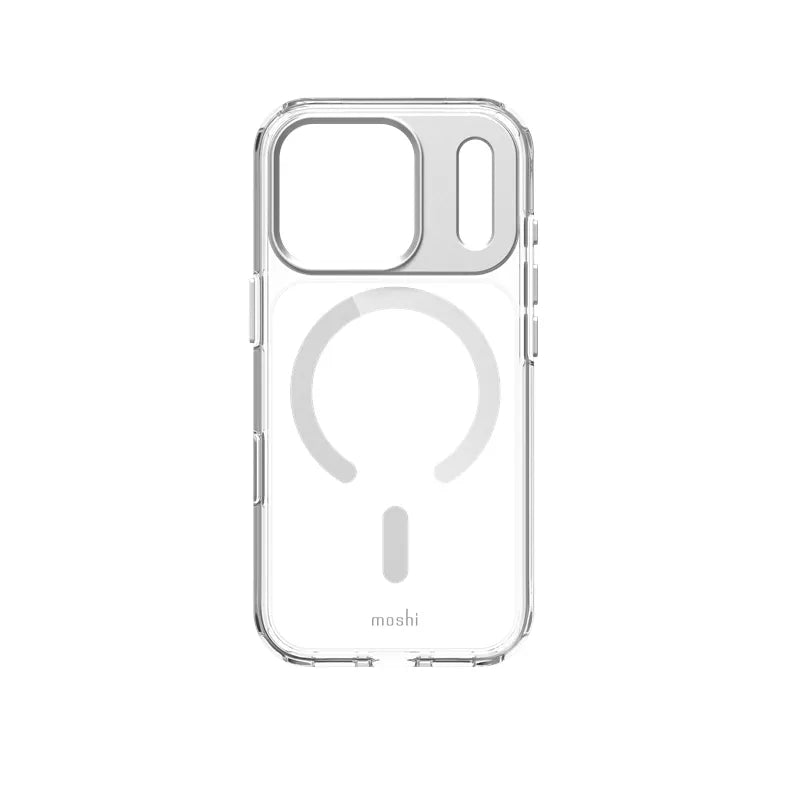Moshi iGlaze MagSafe - Dėklas iPhone 17 Pro (Luna Silver)