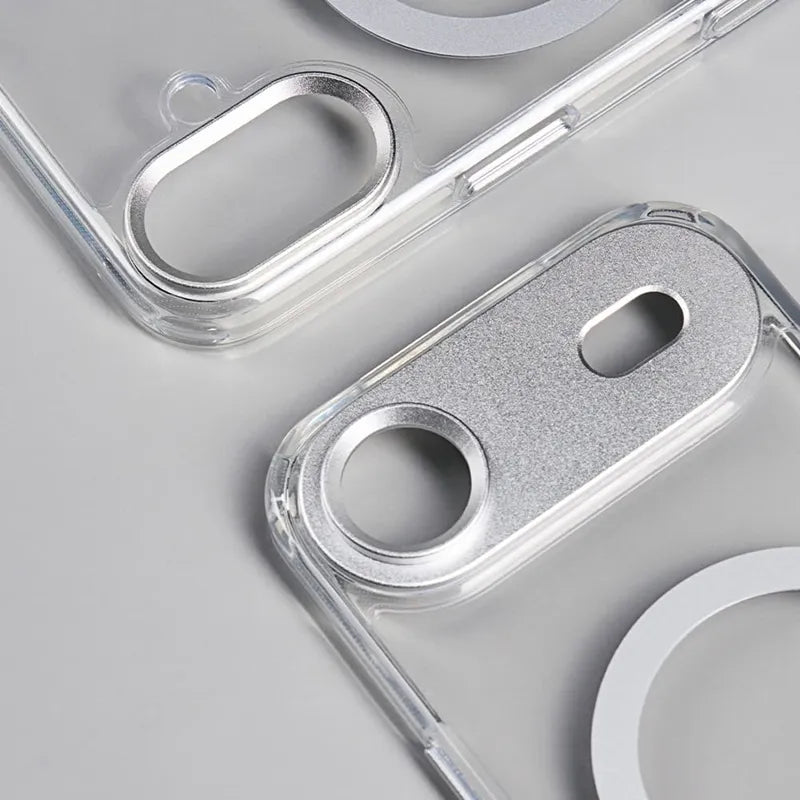 Moshi iGlaze MagSafe dėklas iPhone Air (Luna Silver)