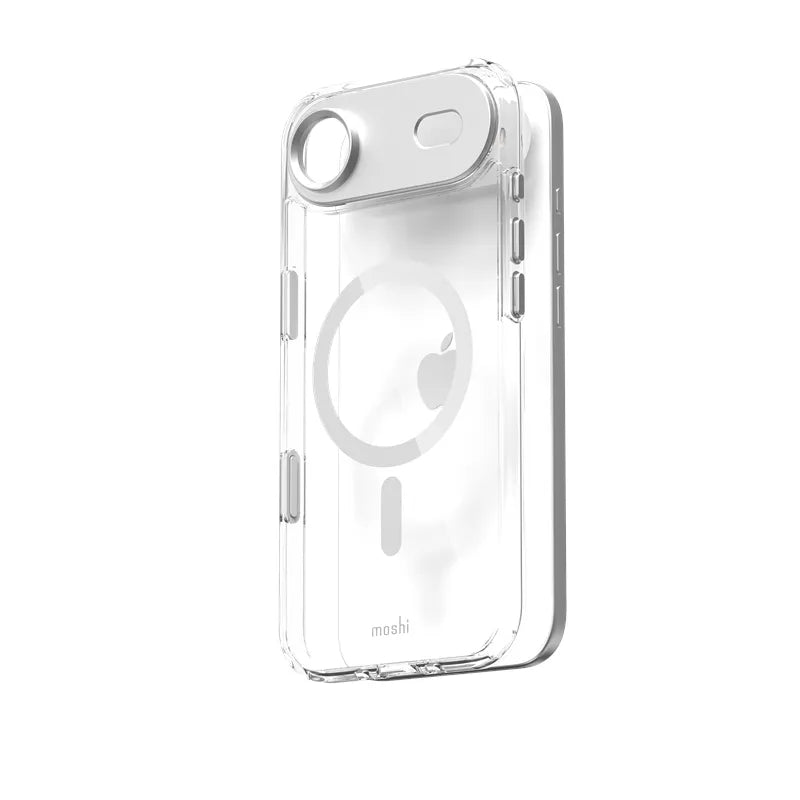 Moshi iGlaze MagSafe dėklas iPhone Air (Luna Silver)