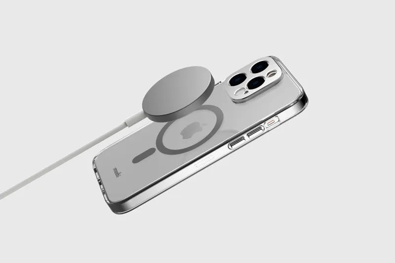 Moshi iGlaze MagSafe – dėklas skirtas „iPhone 14 Max“ (sidabrinis)