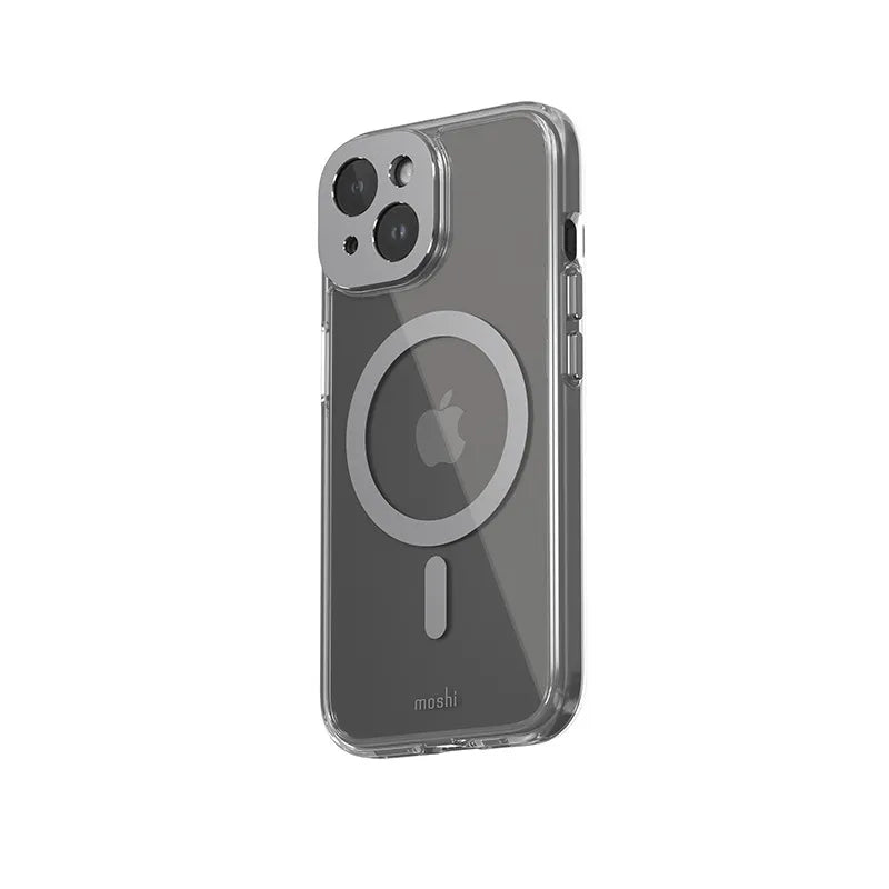 Moshi iGlaze MagSafe – dėklas, skirtas iPhone 15 (Meteorito pilka)