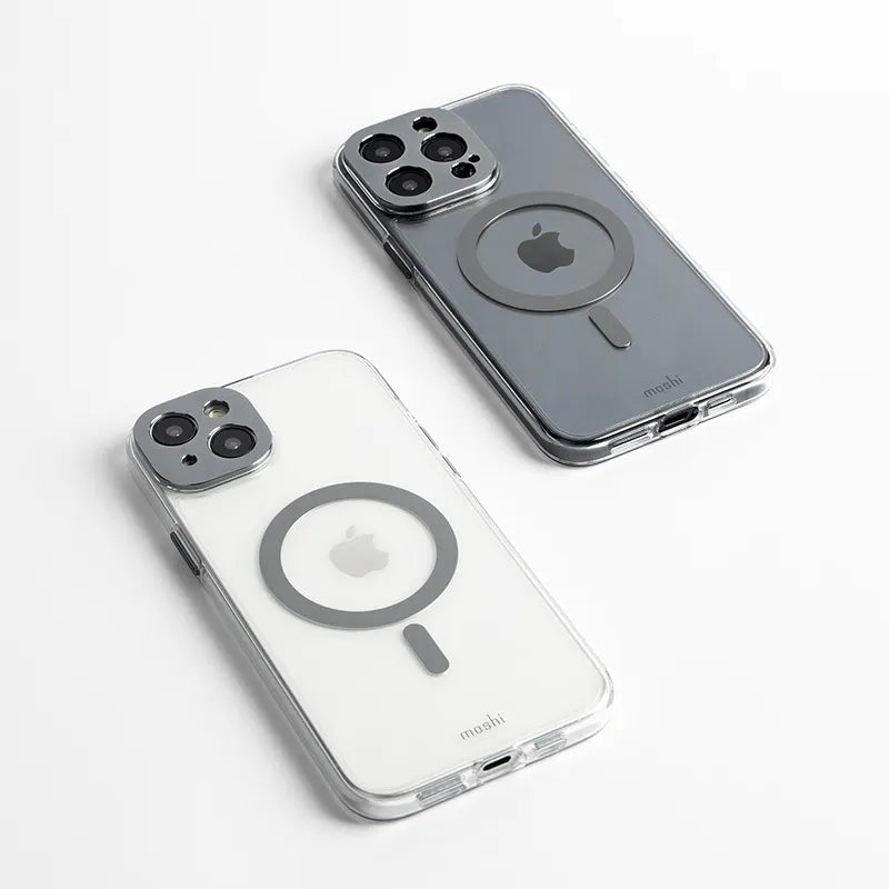 Moshi iGlaze MagSafe – dėklas, skirtas iPhone 15 (Meteorito pilka)