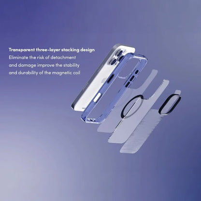Moshi iGlaze MagSafe – dėklas, skirtas iPhone 16 Pro Max (rūko baltumo)