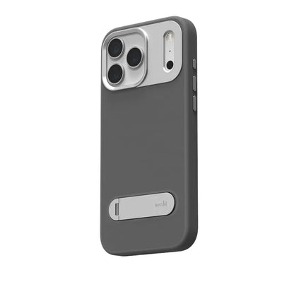 Moshi Kameleon MagSafe dėklas iPhone 17 Pro Max su stovėjimo funkcija (Midnight Gray)