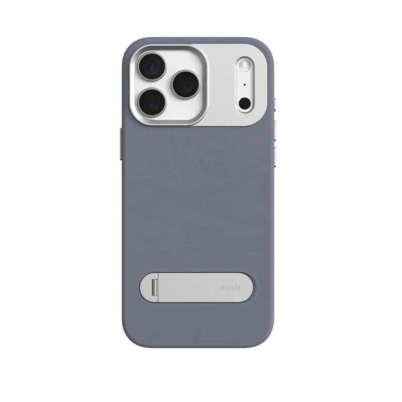 Moshi Kameleon MagSafe - Dėklas iPhone 17 Pro Max su stovėjimo funkcija (Tamsiai mėlyna)