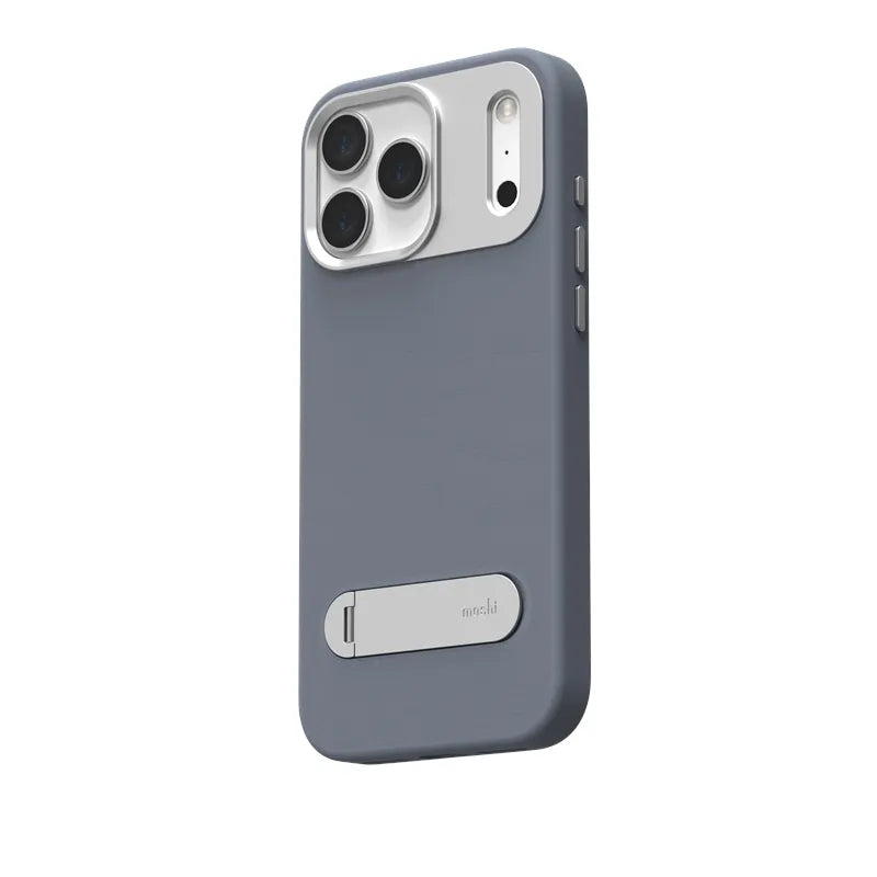 Moshi Kameleon MagSafe - Dėklas iPhone 17 Pro Max su stovėjimo funkcija (Tamsiai mėlyna)