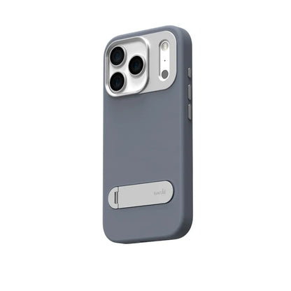 Moshi Kameleon MagSafe - Dėklas iPhone 17 Pro su atlenkiama kojele (Tamsiai mėlyna)