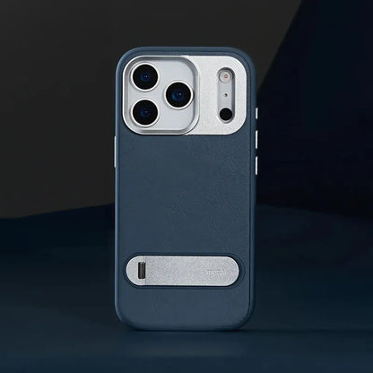 Moshi Kameleon MagSafe - Dėklas iPhone 17 Pro su atlenkiama kojele (Tamsiai mėlyna)