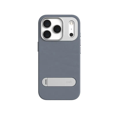 Moshi Kameleon MagSafe - Dėklas iPhone 17 Pro su atlenkiama kojele (Tamsiai mėlyna)