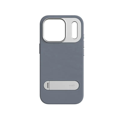 Moshi Kameleon MagSafe - Dėklas iPhone 17 Pro su atlenkiama kojele (Tamsiai mėlyna)