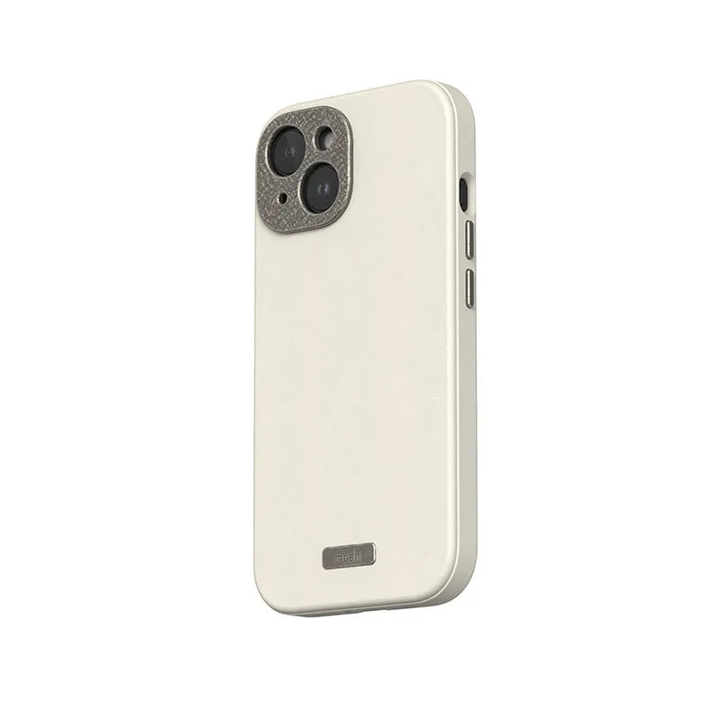 Moshi Napa MagSafe – odininis dėklas iPhone 15 (kiaušininis baltumas)