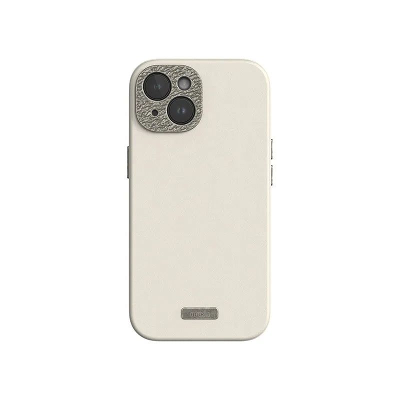 Moshi Napa MagSafe – odininis dėklas iPhone 15 (kiaušininis baltumas)