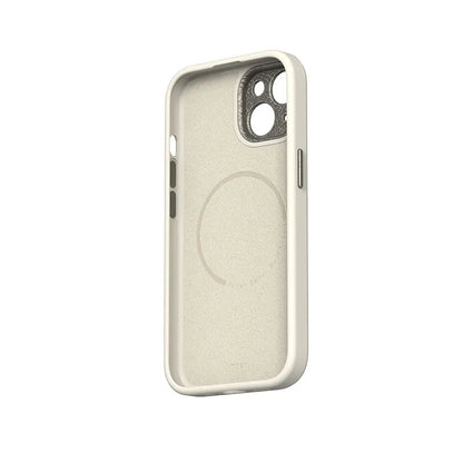 Moshi Napa MagSafe – odininis dėklas iPhone 15 (kiaušininis baltumas)