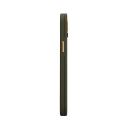 Moshi Napa MagSafe – odinis dėklas iPhone 14 Max (kadagio žalia)