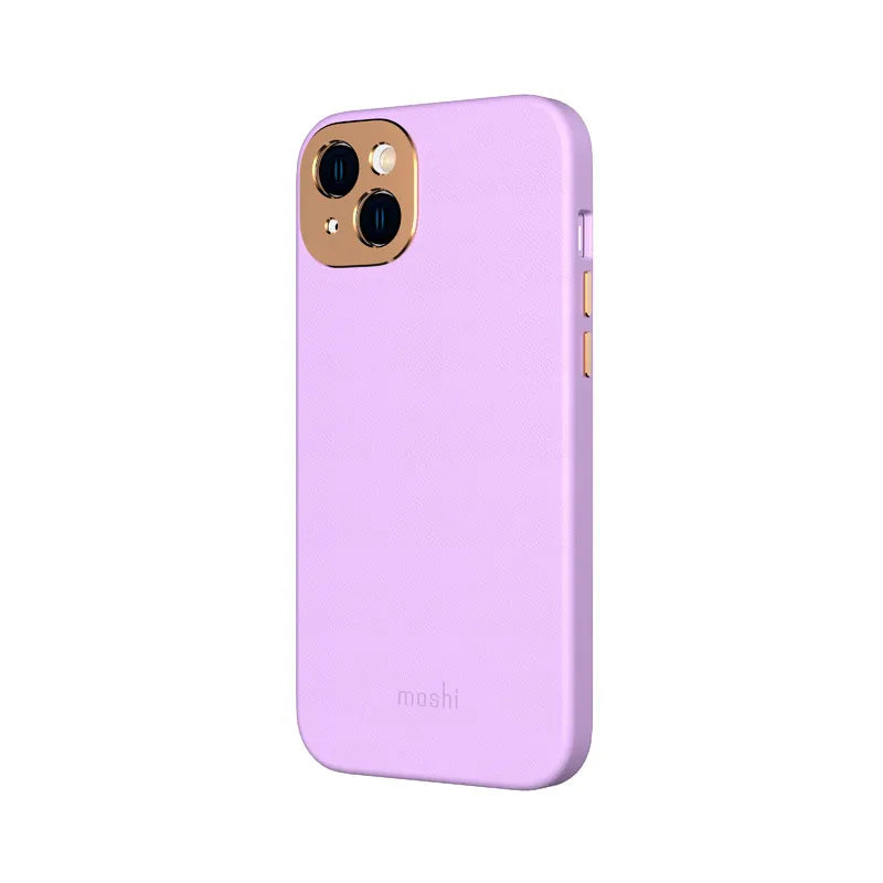 Moshi Napa MagSafe – odinis dėklas, skirtas iPhone 14 Max (Levandų Purpurinė)