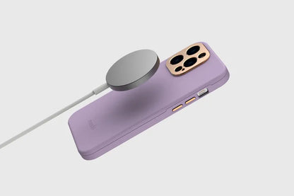 Moshi Napa MagSafe – odinis dėklas, skirtas iPhone 14 Max (Levandų Purpurinė)