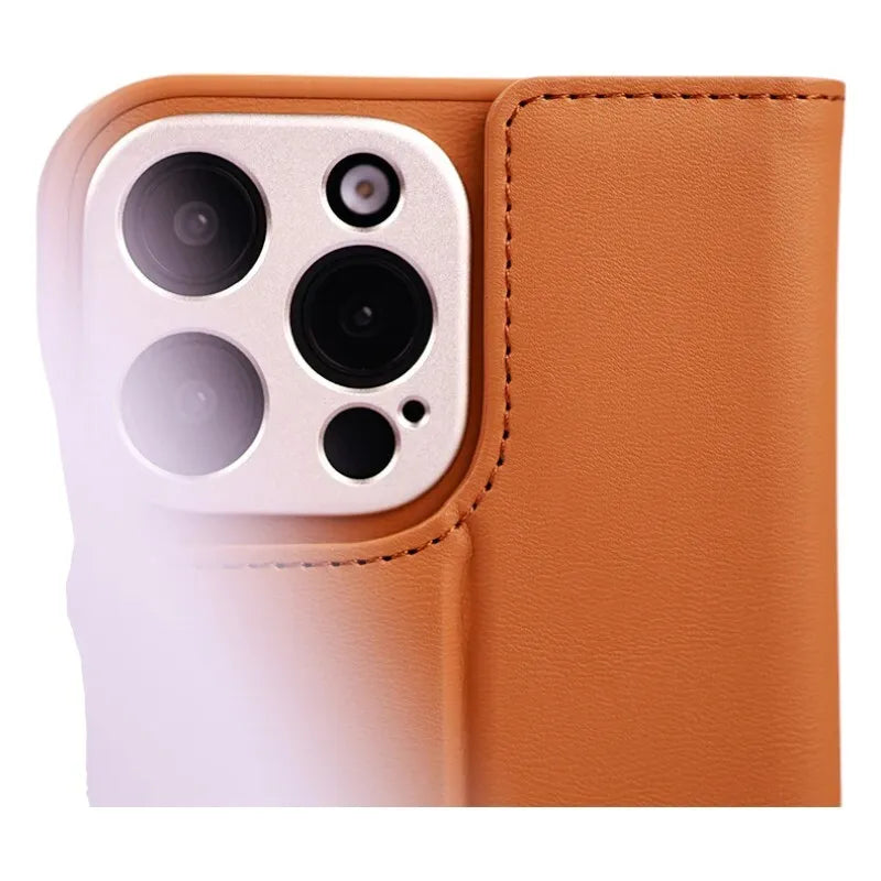 Moshi Overture MagSafe – 3-in-1 odos atverčiamas dėklas, skirtas „iPhone 16 Pro“ (karamelinis rudas)