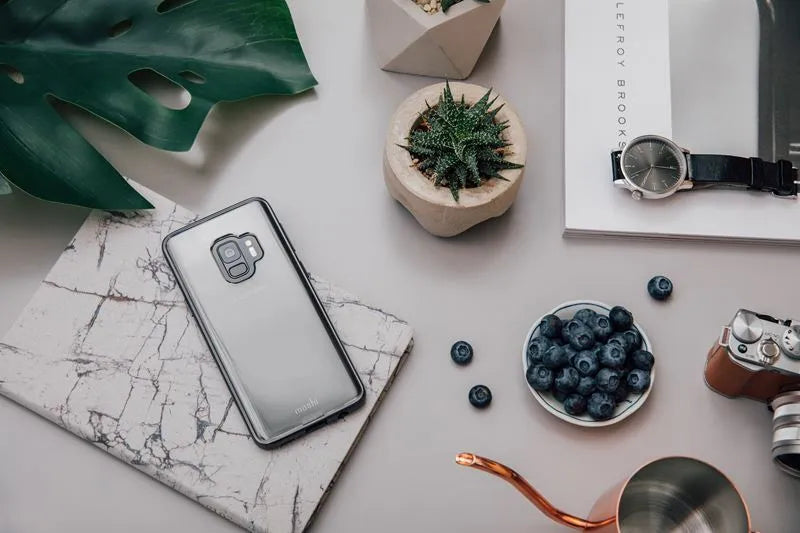 Moshi Vitros – dėklas, skirtas „Samsung Galaxy S9“ (titano pilkos spalvos)