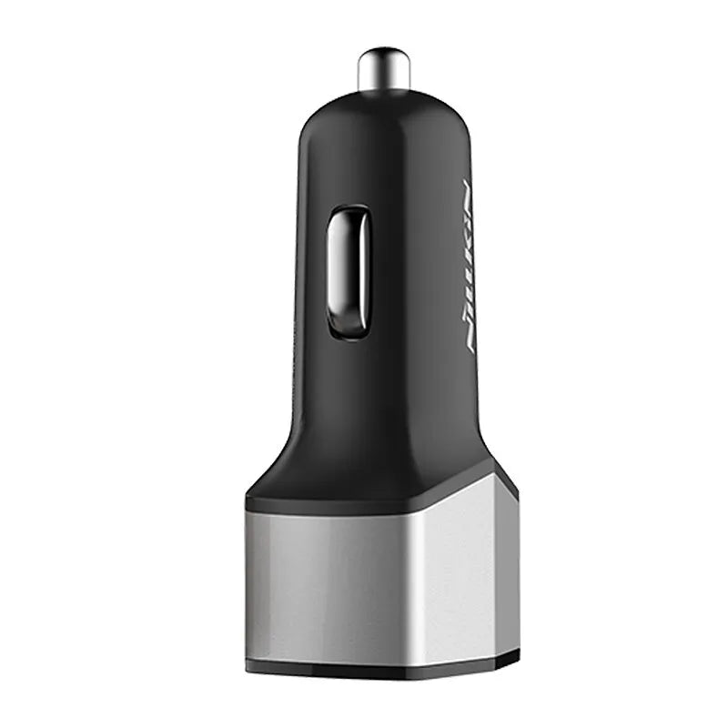 Nillkin Celerity automobilinis įkroviklis - 2x USB-A + 1x USB-C, 32W (Sidabrinė)