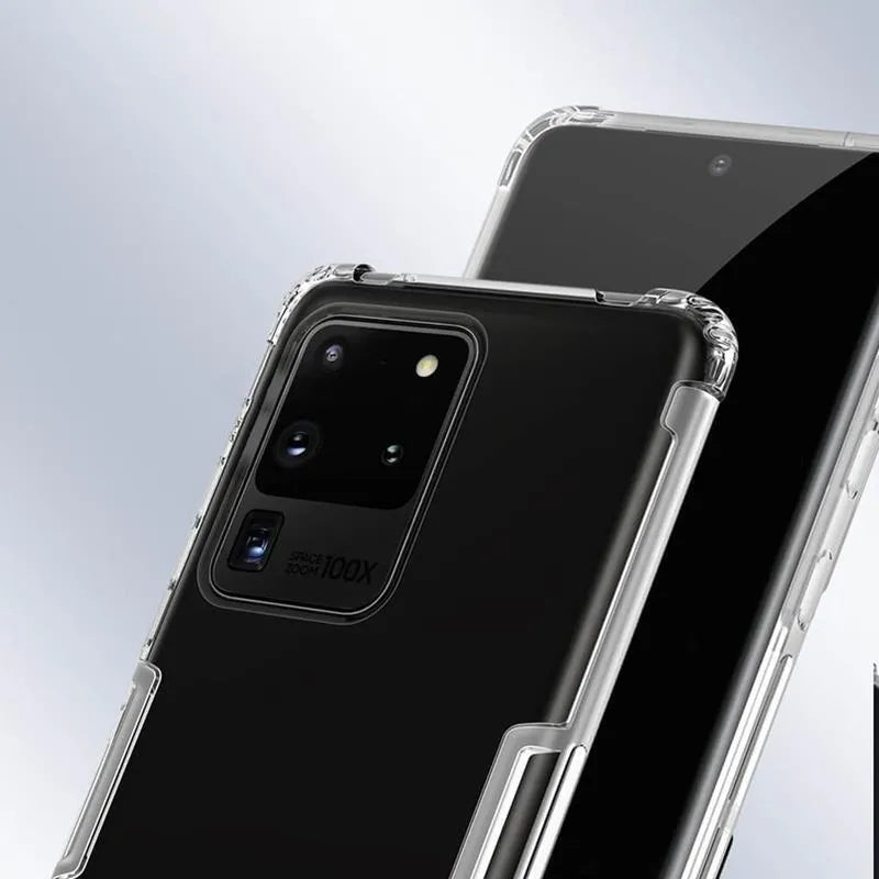 Nillkin Nature TPU dėklas – dėklas, skirtas „Samsung Galaxy S20 Ultra“ (baltas)