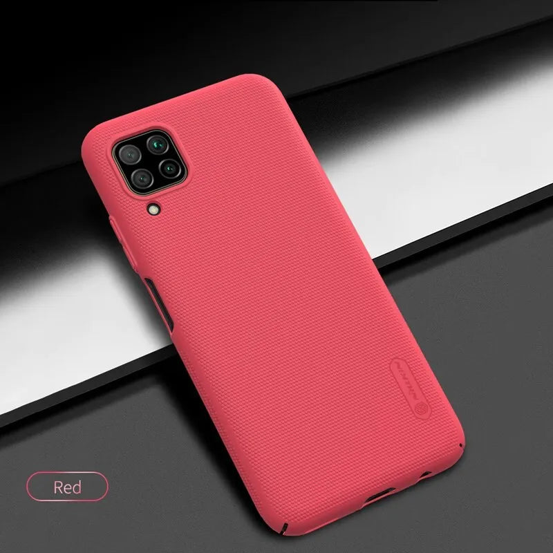 Nillkin Super Frosted Shield – dėklas Huawei P40 Lite / Nova 7i / Nova 6 SE (Ryškiai raudona)