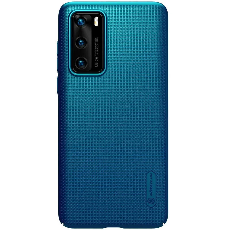 Nillkin Super Frosted Shield - dėklas Huawei P40 (Peacock Blue)