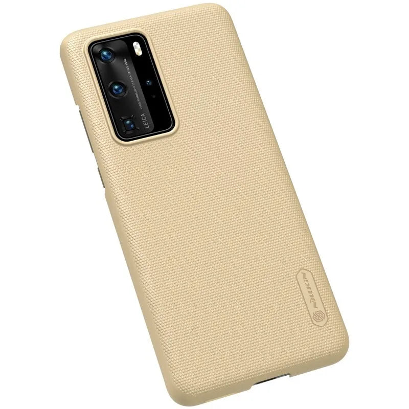 Nillkin Super Frosted Shield - dėklas Huawei P40 Pro (auksinis)