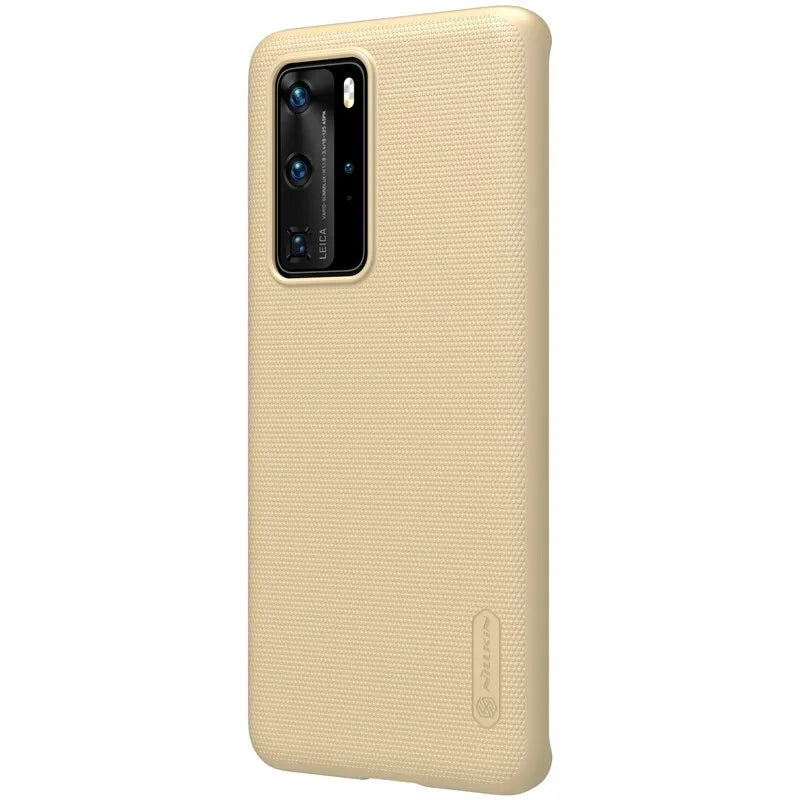 Nillkin Super Frosted Shield - dėklas Huawei P40 Pro (auksinis)