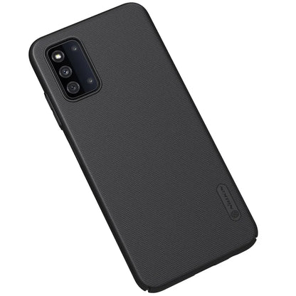 Nillkin Super Frosted Shield - dėklas Samsung Galaxy F52 5G (juodas)
