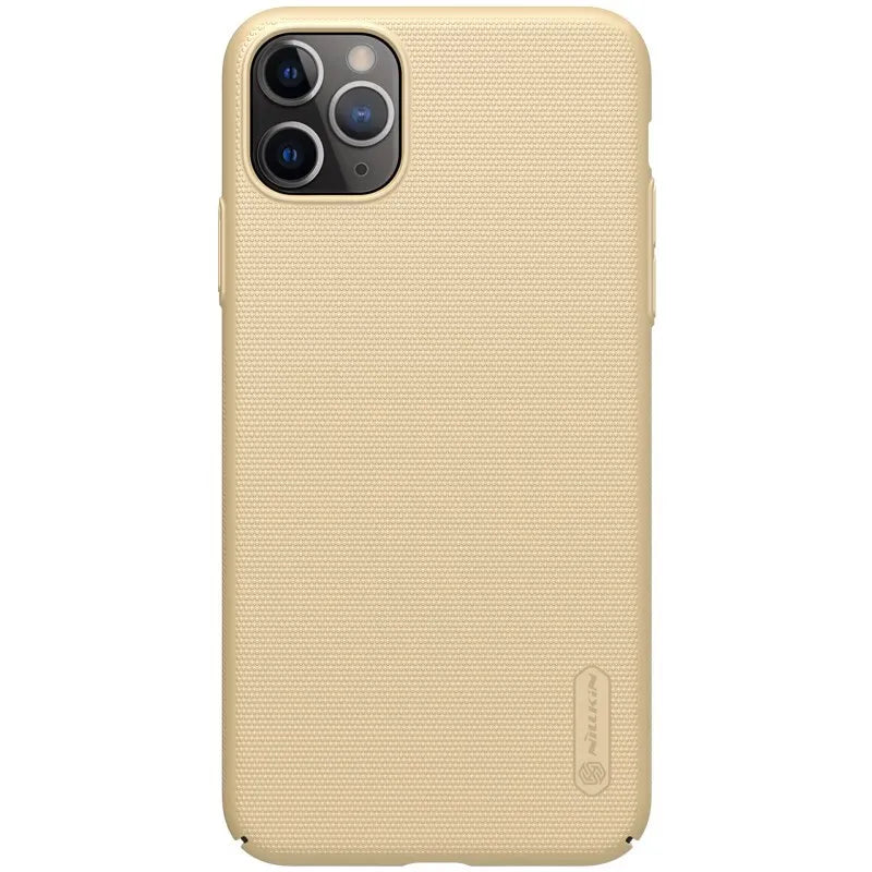 Nillkin Super Frosted Shield – dėklas skirtas Apple iPhone 11 Pro Max (auksinis)