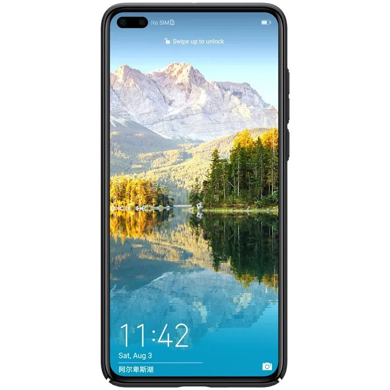 Nillkin Super Frosted Shield – dėklas, skirtas Huawei P40 (juodas)