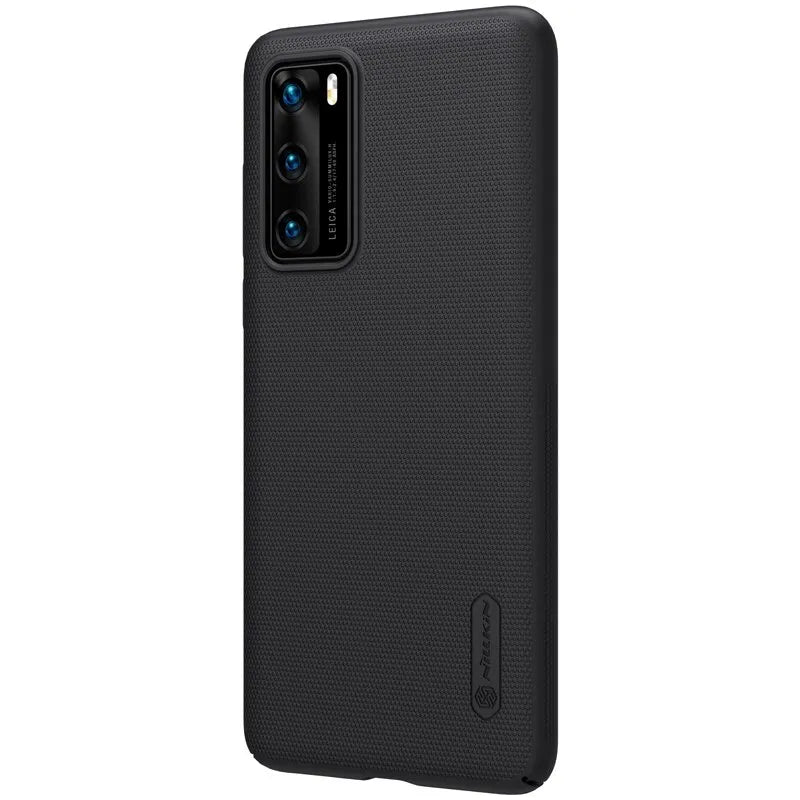 Nillkin Super Frosted Shield – dėklas, skirtas Huawei P40 (juodas)