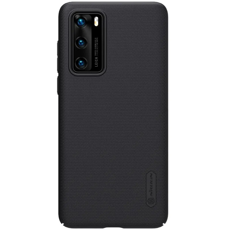 Nillkin Super Frosted Shield – dėklas, skirtas Huawei P40 (juodas)
