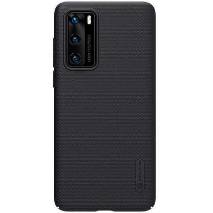 Nillkin Super Frosted Shield – dėklas, skirtas Huawei P40 (juodas)
