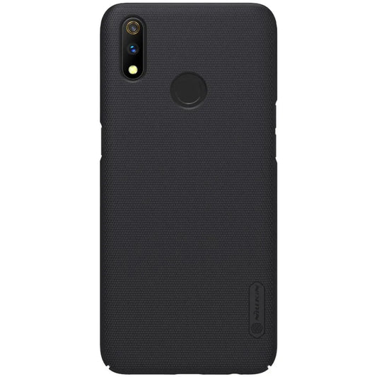 Nillkin Super Frosted Shield – Dėklas, skirtas Realme 3 Pro (Realme X Lite) (Juoda)