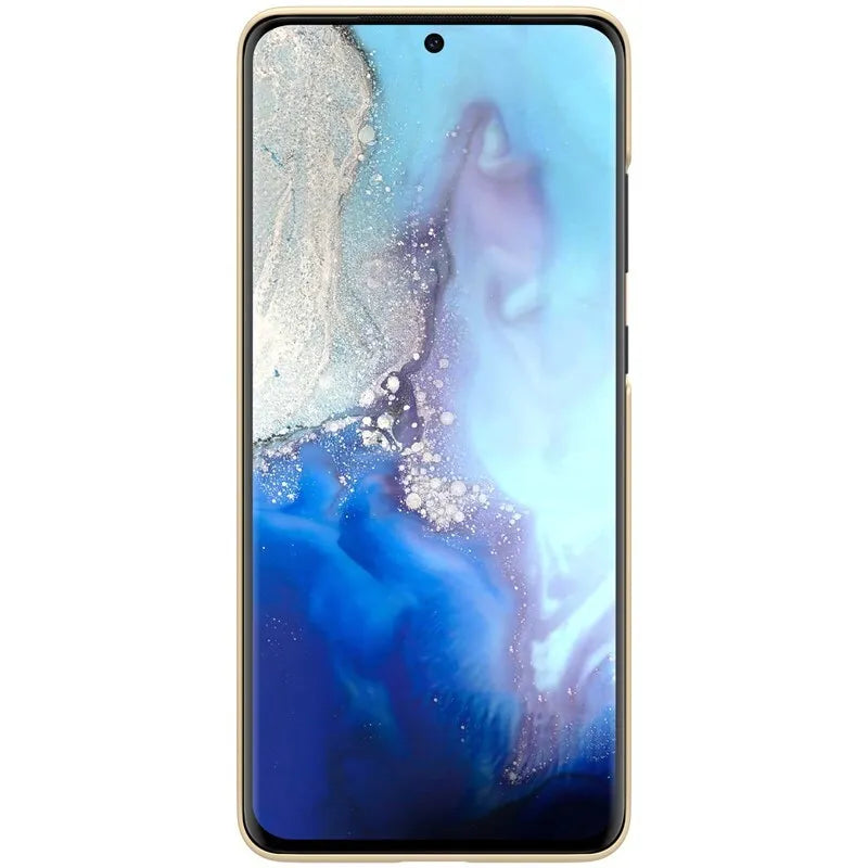Nillkin Super Frosted Shield – dėklas, skirtas „Samsung Galaxy S20 Ultra“ (auksinis)