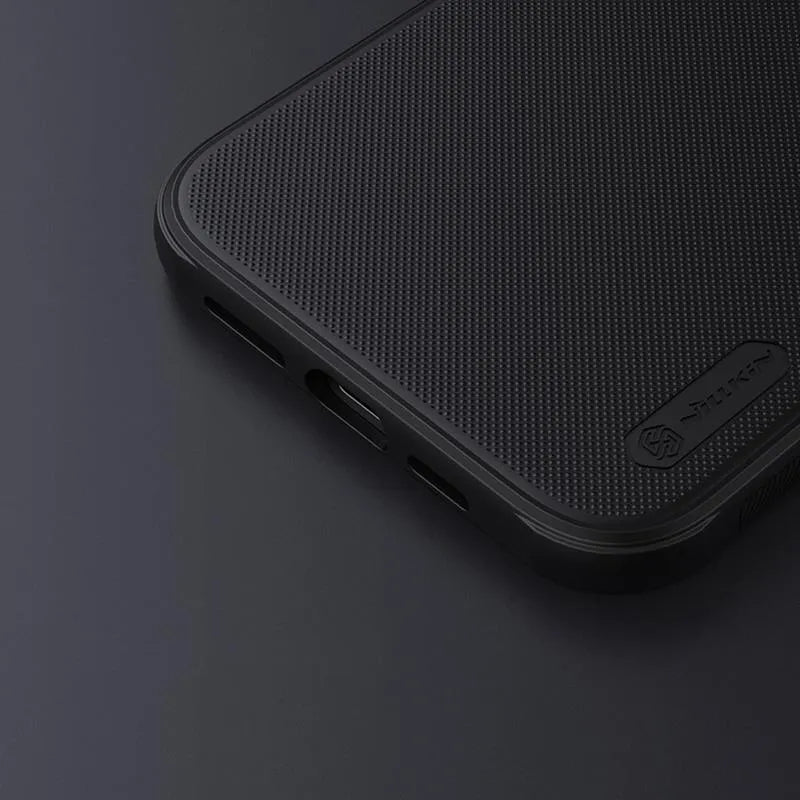 Nillkin Super Frosted Shield Pro – dėklas skirtas Apple iPhone 12 Pro Max (raudonas)