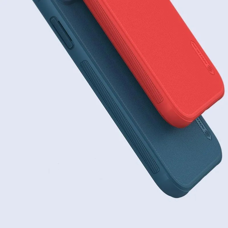 Nillkin Super Frosted Shield Pro – dėklas skirtas Apple iPhone 12 Pro Max (raudonas)
