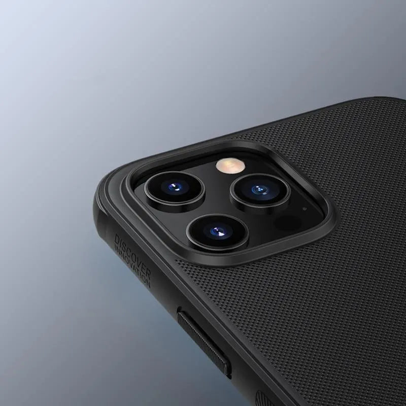Nillkin Super Frosted Shield Pro – dėklas skirtas Apple iPhone 12 Pro Max (raudonas)