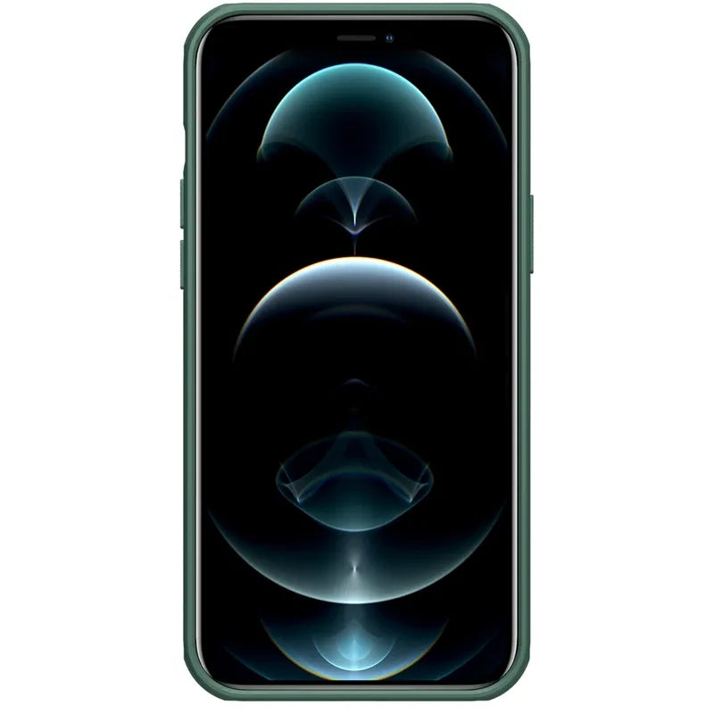 Nillkin Super Frosted Shield Pro - Dėklas skirtas Apple iPhone 13 Pro Max (gilus žalias)