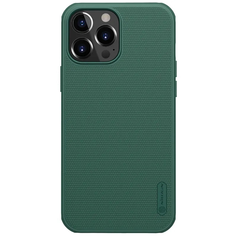 Nillkin Super Frosted Shield Pro - Dėklas skirtas Apple iPhone 13 Pro Max (gilus žalias)