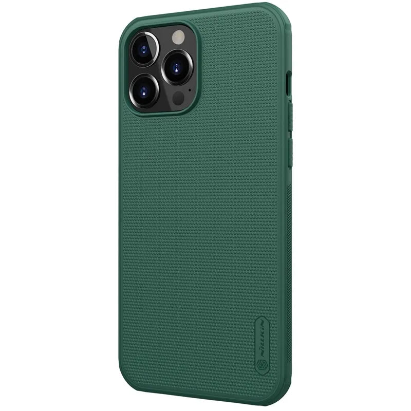 Nillkin Super Frosted Shield Pro - Dėklas skirtas Apple iPhone 13 Pro Max (gilus žalias)
