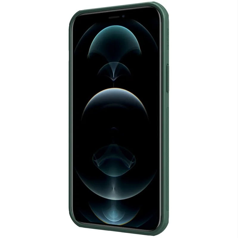 Nillkin Super Frosted Shield Pro - Dėklas skirtas Apple iPhone 13 Pro Max (gilus žalias)