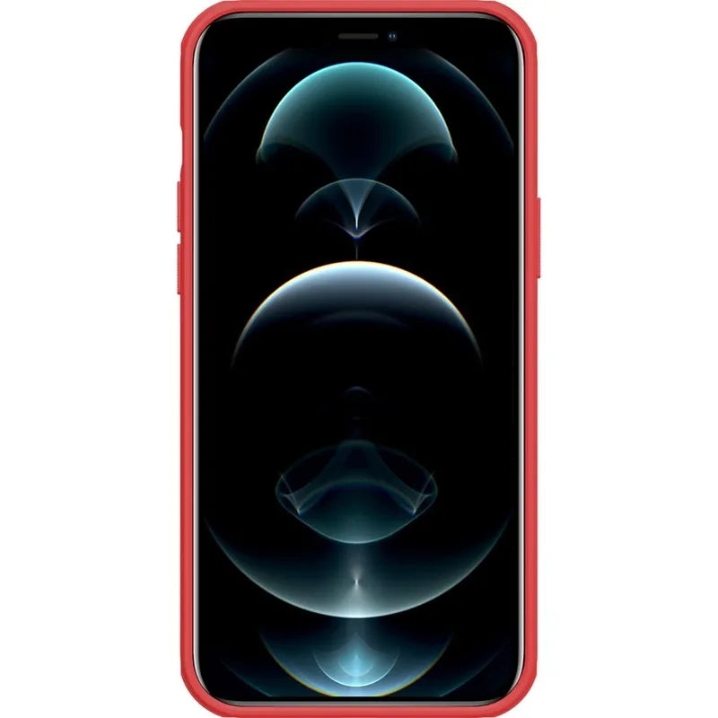 Nillkin Super Frosted Shield Pro – dėklas, skirtas Apple iPhone 13 Pro Max (raudonas)
