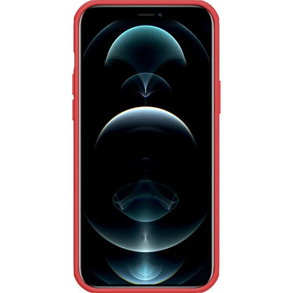 Nillkin Super Frosted Shield Pro – dėklas, skirtas Apple iPhone 13 Pro Max (raudonas)