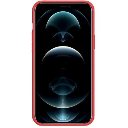 Nillkin Super Frosted Shield Pro – dėklas, skirtas Apple iPhone 13 Pro (raudonas)